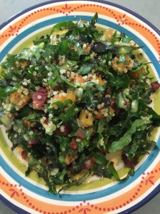 Quinoa and kale salad